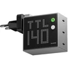 Įkroviklis PowerNeed SHARGE Pixel 140 GaN Charger, 140W, 3x USB-C, Dot Matrix Ekranas - pilkas (CDT-SG-140-EUR-DZP-HUI)