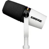 Shure MV7+-W - žodinis/balsinis mikrofonas su XLR/USB-C jungtimi, baltas