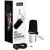 Shure MV7+-W - žodinis/balsinis mikrofonas su XLR/USB-C jungtimi, baltas