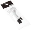 SilverStone 8-Pin-PCIe to 6+2-Pin-PCIe Extension – 250mm baltos spalvos