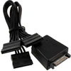 SilverStone SATA 15-pin - SATA 15-pin x3, 1.8m, Juodas (SST-CP06-L)
