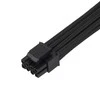 SilverStone EPS 8-Pin to EPS/ATX 4+4-Pin Cable, 300mm - juodos spalvos