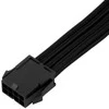 SilverStone EPS 8-Pin to EPS/ATX 4+4-Pin Cable, 300mm - juodos spalvos