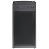 „SilverStone Fara 511Z Midi–Tower“, grūdintas stiklas – juoda
