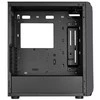 „SilverStone Fara 511Z Midi–Tower“, grūdintas stiklas – juoda
