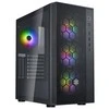„SilverStone Fara R1 PRO V2 Midi–Tower“, grūdintas stiklas – juoda
