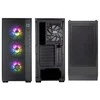„SilverStone Fara R1 PRO V2 Midi–Tower“, grūdintas stiklas – juoda