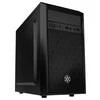 SilverStone SST-PS16B Precision Mini Tower Micro ATX kompiuterio dėklas, tylus, juodas