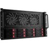 SilverStone SST-RM61-312, Rack-case - juodas, 6 Hheneinheiten