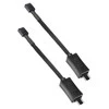 SilverStone 4-pin - 4-pin, 0,1m, Juoda (40165)