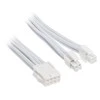SilverStone maitinimo prailginimo kabelis SST-PP07E-EPS8W-V2, EPS 12V 8pin (4+4) (baltas, 30cm)