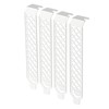 SilverStone SilverStone SST-Aeroslots2W - PCI Slotblenden, 4 Stück - baltas