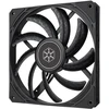 SilverStone SST-AS140B Air Slimmer 140 PWM korpuso ventiliatorius – juodos spalvos