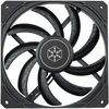SilverStone SST-AS140B Air Slimmer 140 PWM korpuso ventiliatorius – juodos spalvos