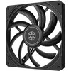 SilverStone SST-AS140B Air Slimmer 140 PWM korpuso ventiliatorius – juodos spalvos