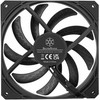 SilverStone SST-AS140B Air Slimmer 140 PWM korpuso ventiliatorius – juodos spalvos