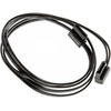 „SilverStone SST-CP11B“ itin žemo profilio SATA kabelis – 50 cm, juodas