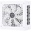 SilverStone SST-DA750R-GMA-WWW, PC-power supply - baltas, 1x 12-Pin ATX3.0, 4x PCIe, cable-Management, 750 Watt