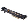 SilverStone Silverstone SST-ECM28 M.2/SATA Adapterkarte, PCIe 4.0, 1x M-Key, 1x SATA