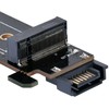 SilverStone Silverstone SST-ECM28 M.2/SATA Adapterkarte, PCIe 4.0, 1x M-Key, 1x SATA