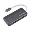 HUB USB SilverStone SST-EP14C - USB 3.1 Typ-C Gen1 auf HDMI, 3x USB 3.1 Gen 1 Type-A, 1x USB 3.1 Gen 1 Type-C (PD 2.0 charging)