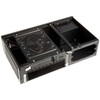 PC korpusas Silverstone Silent SST-ML05B Milo Slim HTPC Mini-ITX, juodas