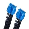 „SilverStone SST-PP14-PCIE“ 2x 8 kontaktų PCIe į 12VHPWR PCIe 5.0 adapteris