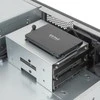 „SilverStone SST-RM23-502-MINI“ – montuojamas ant stovo, serverio korpusas, 2U, „Micro-ATX“ – juodas
