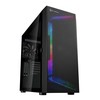 „SilverStone SST–SEH1B–G“ – „SETA H1 Midi–Tower“, grūdintas stiklas – juoda