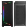 „SilverStone SST–SEH1B–G“ – „SETA H1 Midi–Tower“, grūdintas stiklas – juoda