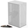 Ssupd Meshlicious Full Mesh PCIE 4.0 Edition Mini-ITX kompiuterio korpusas – baltos spalvos