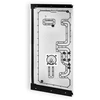 Stealkey Customs Phanteks NV9 x Stealkey Distroplate, D-RGB- baltas