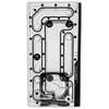 „Stealkey Customs SC DisPro 240R“ galinis distroplate, D5 ir DDC siurblys, D-RGB Ø 240 mm