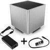 Streacom DB4 Fanless Cube-Gehäuse + Nano 120 Watt įkroviklis - sidabrinis