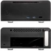 Streacom ST-FC8B Alpha Optical Fanless HTPC-Gehäuse + 120-Watt-įkroviklis