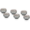 Thermal Grizzly DeltaMate Extender Fitting – MF7, matte nickel, pack of 6
