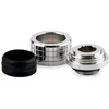 Thermal Grizzly DeltaMate Kompressions-Fitting, Messing – Gloss Nickel, HT14, 6er-Pack