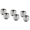 Thermal Grizzly DeltaMate Kompressions-Fitting, Messing – Gloss Nickel, ST13, 6er-Pack