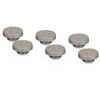 Thermal Grizzly DeltaMate Plug Closure Stopper, Brass, G1/4″ Thread – Nickel, Pack of 6