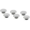 Thermal Grizzly DeltaMate Plug Verschlussstopfen, Messing - Gloss Nickel, 6er-Pack