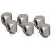 Thermal Grizzly DeltaMate Rotary Fitting – 90°, Matte Nickel, Pack of 6