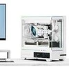 Thermalright TL-M10 Vision PC Case, Mini Case, mATX, RGB, Tempered Glass – baltas