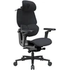 ThunderX3 FLEX Pro žaidimų kėdė, ergonomiška, aptraukta audiniu, pilka