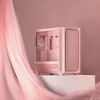 TRYX FLOVA F50 kompiuterio korpusas, Midi-Tower, ATX, grūdintas stiklas - rožinis