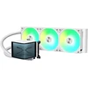 TRYX PANORAMA 360 ARGB All-in-One Liquid Cooler, 3D-AMOLED-Ekranas – 360mm, baltos spalvos