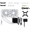 TRYX PANORAMA ARGB 240 All-in-One Liquid Cooling, 3D-AMOLED Ekranas – 240mm, baltos spalvos