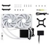 TRYX PANORAMA ARGB 280 All-in-One Liquid Cooling, 3D-AMOLED Ekranas – 280mm, baltos spalvos