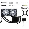TRYX PANORAMA ARGB 240 All-in-One Liquid Cooling, 3D-AMOLED Ekranas – 240mm, juodos spalvos