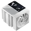 TRYX TURRIS T620 procesoriaus oro aušintuvas, dviejų bokštų, su 5 colių ekranu ir 120 mm, Baltas