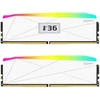 V-Color Manta XFinity+ aRGB DDR5-6000 RAM, CL28, XMP/EXPO - 32 GB Dual-Kit, baltas